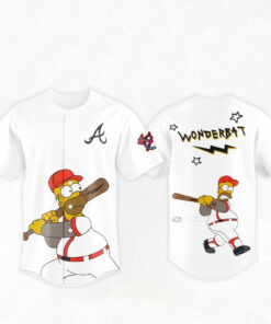 Atlanta Braves The Simpsons Wonderbat 2026 Baseball Jersey