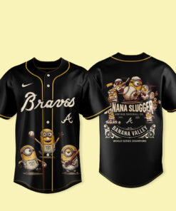 Atlanta Braves x Minions and Monsters 2026 Vintage 1920s Baseball Jersey
