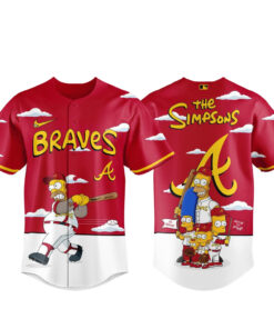 Atlanta Braves x The Simpsons 2026 Major Gameday Baseball Jersey