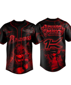 Atlanta Braves x Young Miko Late Checkout Tour 2026 Baseball Jersey