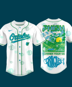 Baltimore Orioles x Phish Summer Tour 2026 Baseball Jersey