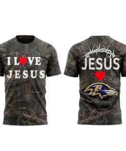 Baltimore Ravens Lamar Jackson I Love Jesus Shirt