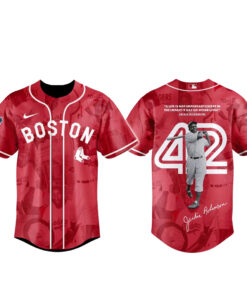 Boston Red Sox 42 Legacy Tribute 2026 Baseball Jersey