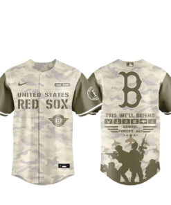 Boston Red Sox Armed Forces Day Appreciation Night 2026 Baseball Jersey