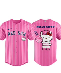Boston Red Sox x Hello Kitty 2026 Pink Baseball Jersey