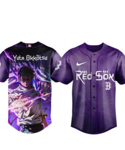 Boston Red Sox x Jujutsu Kaisen Night 2026 Yuta Okkotsu Baseball Jersey