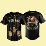 Boston Red Sox x Minions and Monsters 2026 Vintage 1920s Baseball Jersey