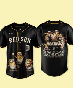 Boston Red Sox x Minions and Monsters 2026 Vintage 1920s Baseball Jersey
