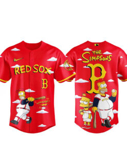 Boston Red Sox x The Simpsons Wonderbat 2026 Baseball Jersey