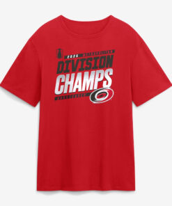 Carolina Hurricanes Red 2026 Division Champions T-Shirt