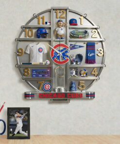 Chicago Cubs Home Decorative 3D Wall Clock