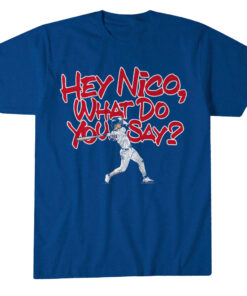 Chicago Cubs Nico Hoerner What Do You Say? Shirt