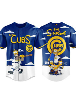Chicago Cubs x The Simpsons 2026 Major Gameday Baseball Jersey