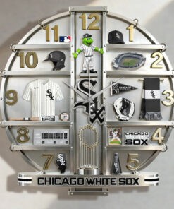 Chicago White Sox Home Decorative 3D Wall Clock