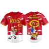 Cincinnati Reds x The Simpsons 2026 Major Gameday Baseball Jersey 2 Cincinnati Reds x The Simpsons 2026 Major Gameday Baseball Jersey