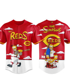 Cincinnati Reds x The Simpsons 2026 Major Gameday Baseball Jersey