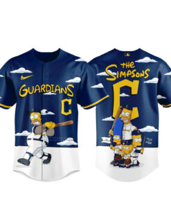 Cleveland Guardians x The Simpsons 2026 Major Gameday Baseball Jersey