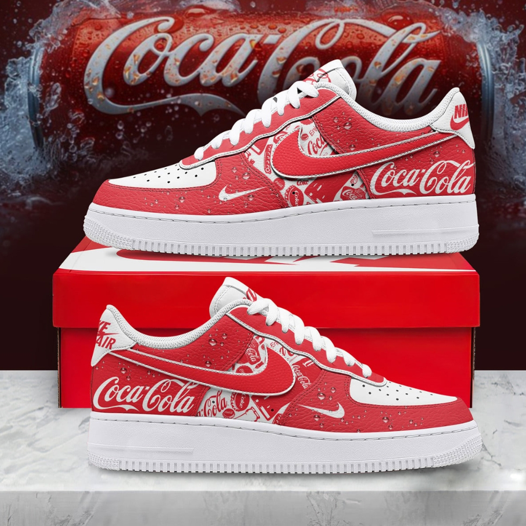 Cocacola-Drinking-Graphic-Air-Force-1-Shoes-Sneakers.jpg Cocacola Drinking Graphic Air Force 1 Shoes Sneakers