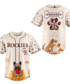 Colorado Rockies x Dog Day 2026 Baseball Jersey