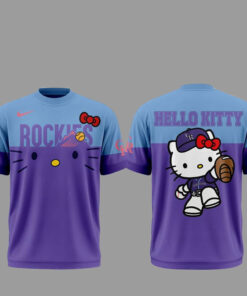 Colorado Rockies x Hello Kitty Purple 2026 Shirt