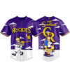 Colorado Rockies x The Simpsons 2026 Major Gameday Baseball Jersey 3 Colorado Rockies x The Simpsons 2026 Major Gameday Baseball Jersey