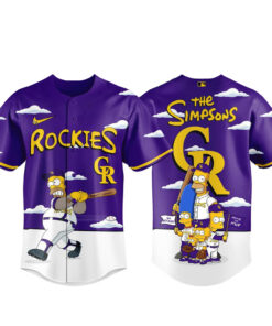 Colorado Rockies x The Simpsons 2026 Major Gameday Baseball Jersey
