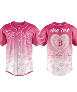 Custom Name Boston Red Sox Happy Mother Day 2026 Baseball Jersey