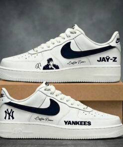 Custom Name New York Yankees x Jay-Z Air Force 1 Shoes Sneakers