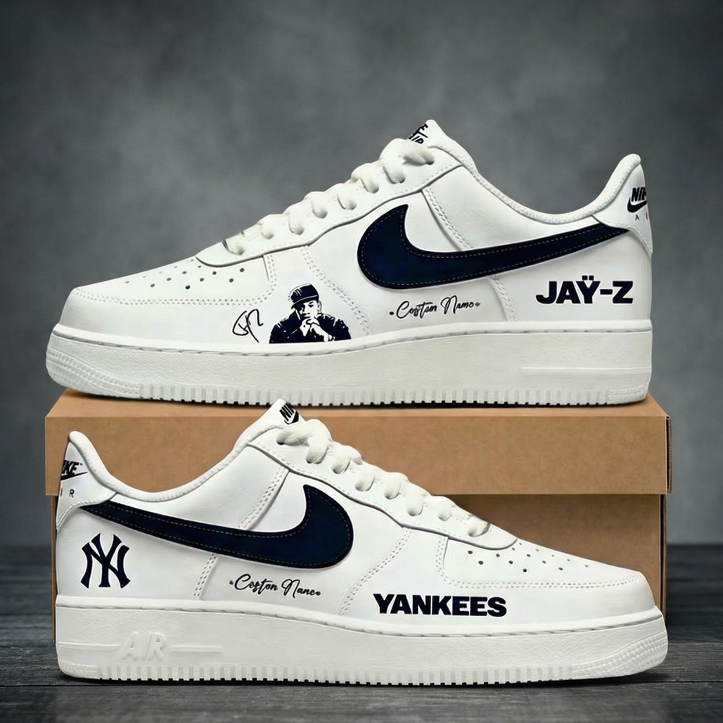 Custom-Name-New-York-Yankees-x-Jay-Z-Air-Force-1-Shoes-Sneakers.jpg Custom Name New York Yankees x Jay-Z Air Force 1 Shoes Sneakers