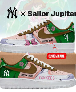 Custom Name New York Yankees x Sailor Jupiter 2026 Air Force 1 Shoes Sneakers