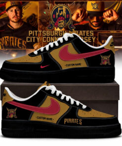 Custom Name Pittsburgh Pirates City Connect 2026 Air Force 1 Shoes Sneakers