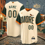 Custom Name and Number Baltimore Orioles 2026 City Connect Stadium Baseball Jersey
