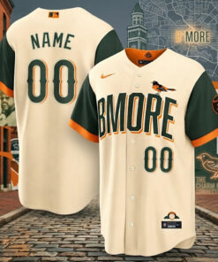 Custom Name and Number Baltimore Orioles 2026 City Connect Stadium Baseball Jersey