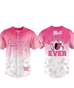 Custom Name and Number Baltimore Orioles Happy Mother’s Day 2026 Pink Baseball Jersey