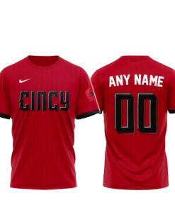 Custom Name and Number Cincinnati Reds City Connect Stadium 2026 Shirt
