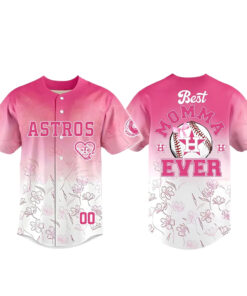 Custom Name and Number Houston Astros Happy Mother’s Day 2026 Baseball Jersey
