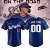 Custom Name and Number Los Angeles Dodgers x Taking Our Blue On The Road 2026 Baseball Jersey 3 Custom Name and Number Los Angeles Dodgers x Taking Our Blue On The Road 2026 Baseball Jersey