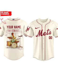 Custom Name and Number New York Mets x Bruno Mars The Romantic Tour 2026 Baseball Jersey