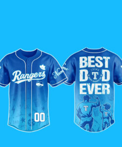 Custom Name and Number Texas Rangers Happy Father’s Day 2026 Best Momma Ever Baseball Jersey