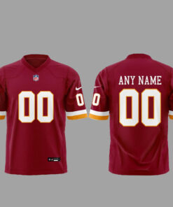 Custom Name and Number Washington Commanders Alternate Uniforms 2026 Red Football Jersey