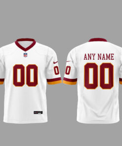 Custom Name and Number Washington Commanders Alternate Uniforms 2026 White Football Jersey