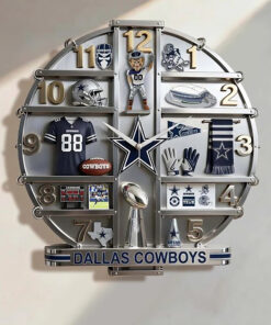 Dallas Cowboys Home Decorative 3D Wall Clock