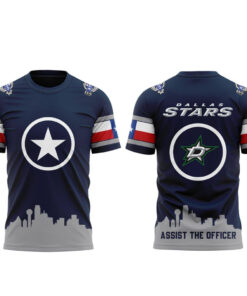 Dallas Stars x Robo’s Dallas Police 2026 Celebration Shirt