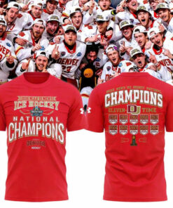 Denver Pioneers 11-Time NCAA Ice Hockey National Champions 2026 Shirt