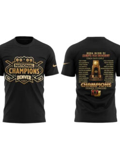 Denver Pioneers 2026 NCAA Frozen Four Men’s Ice Hockey National Champions Black Shirt