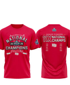 Denver Pioneers Men’s Hockey 2026 National Champions Shirt