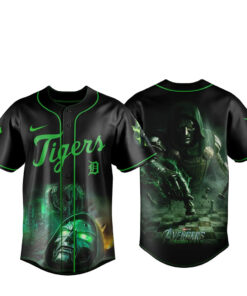 Detroit Tigers x Avengers Doomsday 2026 It All Leads To Doom Baseball Jersey