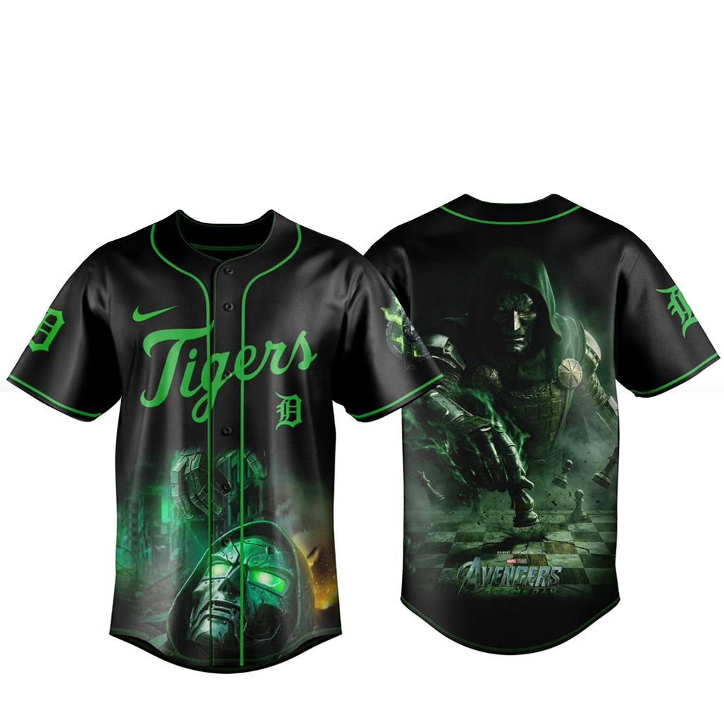 Detroit-Tigers-x-Avengers-Doomsday-2026-It-All-Leads-To-Doom-Baseball-Jersey.jpg Detroit Tigers x Avengers Doomsday 2026 It All Leads To Doom Baseball Jersey