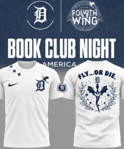 Detroit Tigers x Book Club Night 2026 Fourth Wing Shirt