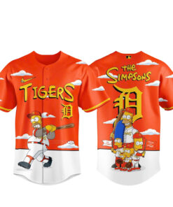 Detroit Tigers x The Simpsons 2026 Major Gameday Baseball Jersey